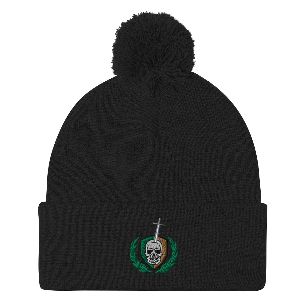 Exiles RFC Pom Pom Knit Beanie - Warm Winter Hat for Men & Women - Perfect for Rugby Fans, Outdoor Activities & Cold Weather Fashion
