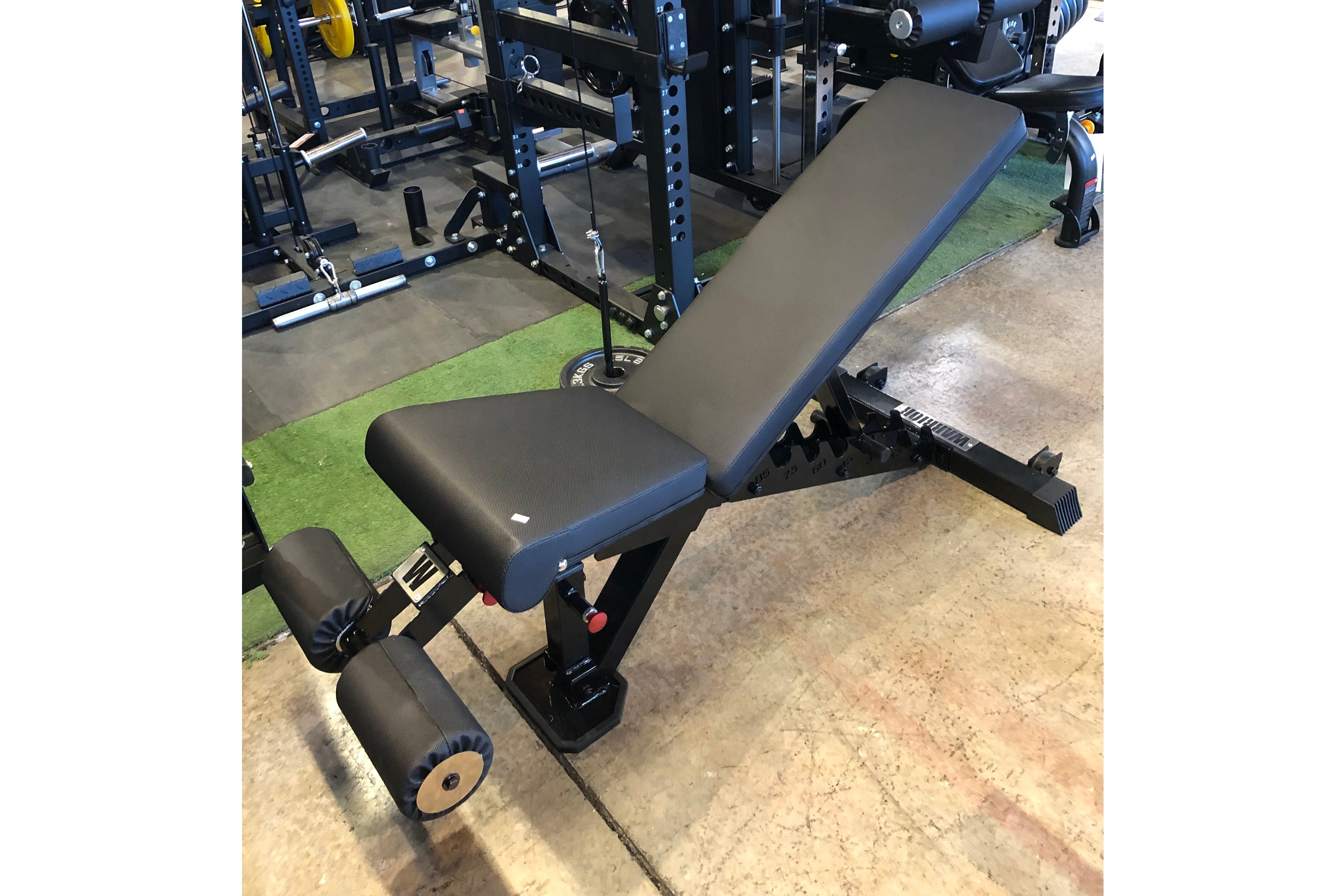 Warrior 2.0 Flat Incline Decline Weight Bench for Home Gym - Adjustable Strength Training Equipment for Full Body Workouts | Perfect for Dumbbell Press, Sit-Ups & Strength Building Exercises