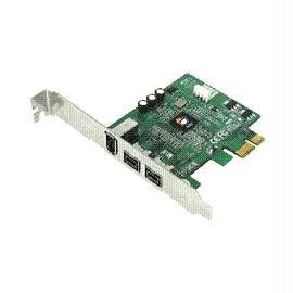 SIIG 3-Port FireWire PCI Express Card (2x9pin 1x6pin) - IEEE 1394b 800Mbps PCIe Expansion Card for Digital Video Editing & Audio Production - RoHS Compliant for Professional Studio & Home Office Use