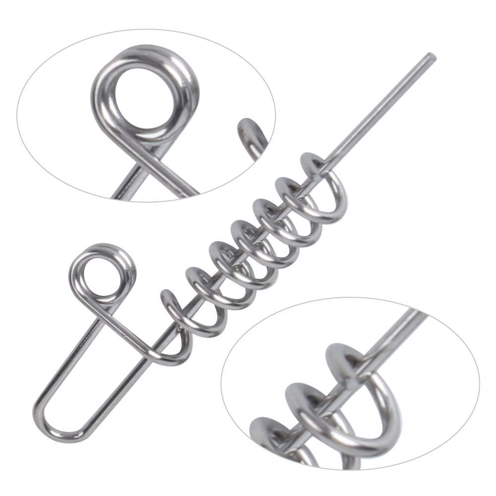 Ubersweet® High Elasticity Soft Fishing Bait Connector - Strong & Durable for Wild, Sea & Lake Fishing - Perfect for Bass, Trout & Catfish (6cm Large Size) - Ideal for Freshwater & Saltwater Angling