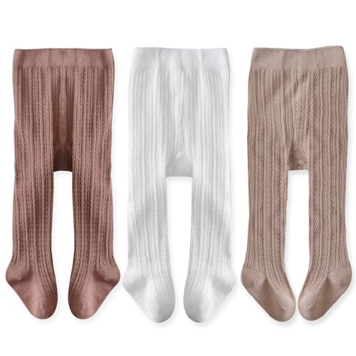 White Khaki Brown,3 Pack