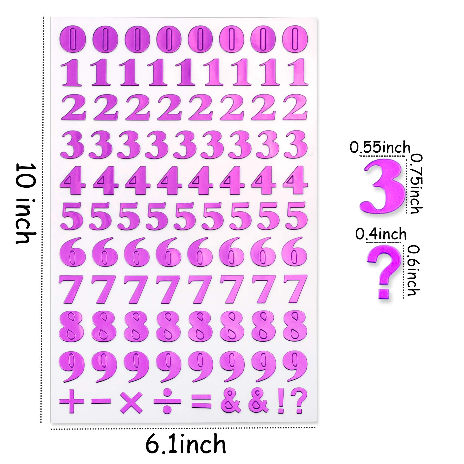 Glitter Gold Vinyl Letter and Number Stickers - 18 Sheets Self-Adhesive Alphabet Stickers for Scrapbooking, DIY Crafts, Greeting Cards, Home Decor - Perfect for Party Decorations, School Projects & Gift Wrapping