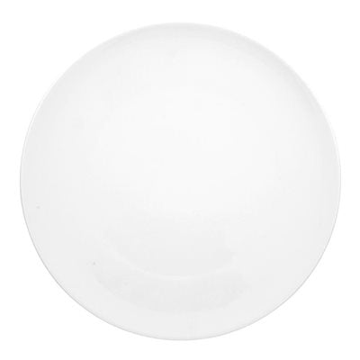 Villeroy & Boch Dune 12.6 Inch Porcelain Dinner Plate Set - 6 Pack, Classic White for Elegant Dining & Entertaining - Perfect for Restaurants, Weddings & Home Tableware