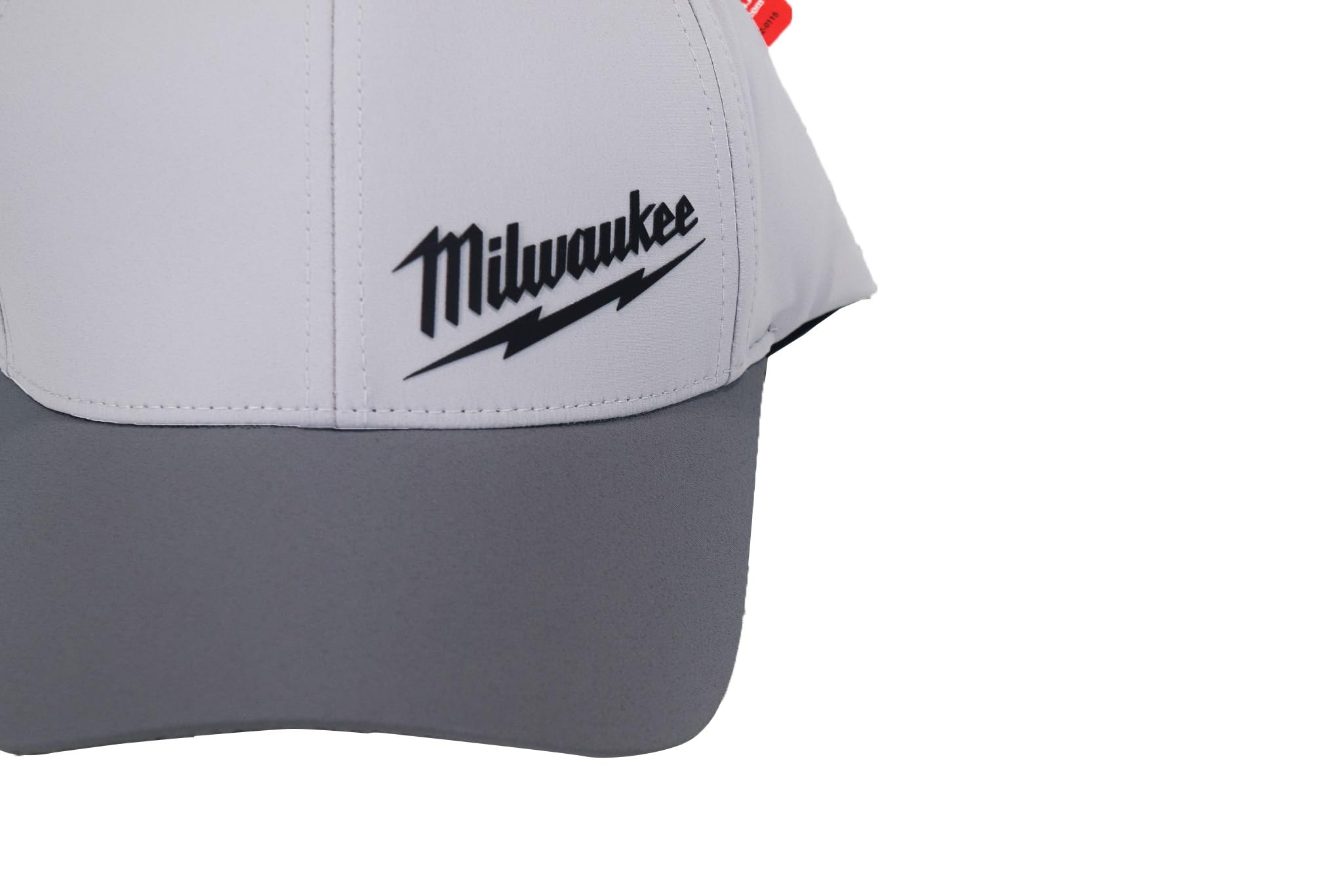Milwaukee 507G-LXL Large/Extra Large Gray Fitted Hat - Adjustable Baseball Cap for Men & Women - Perfect for Work, Outdoor Sports & Casual Wear