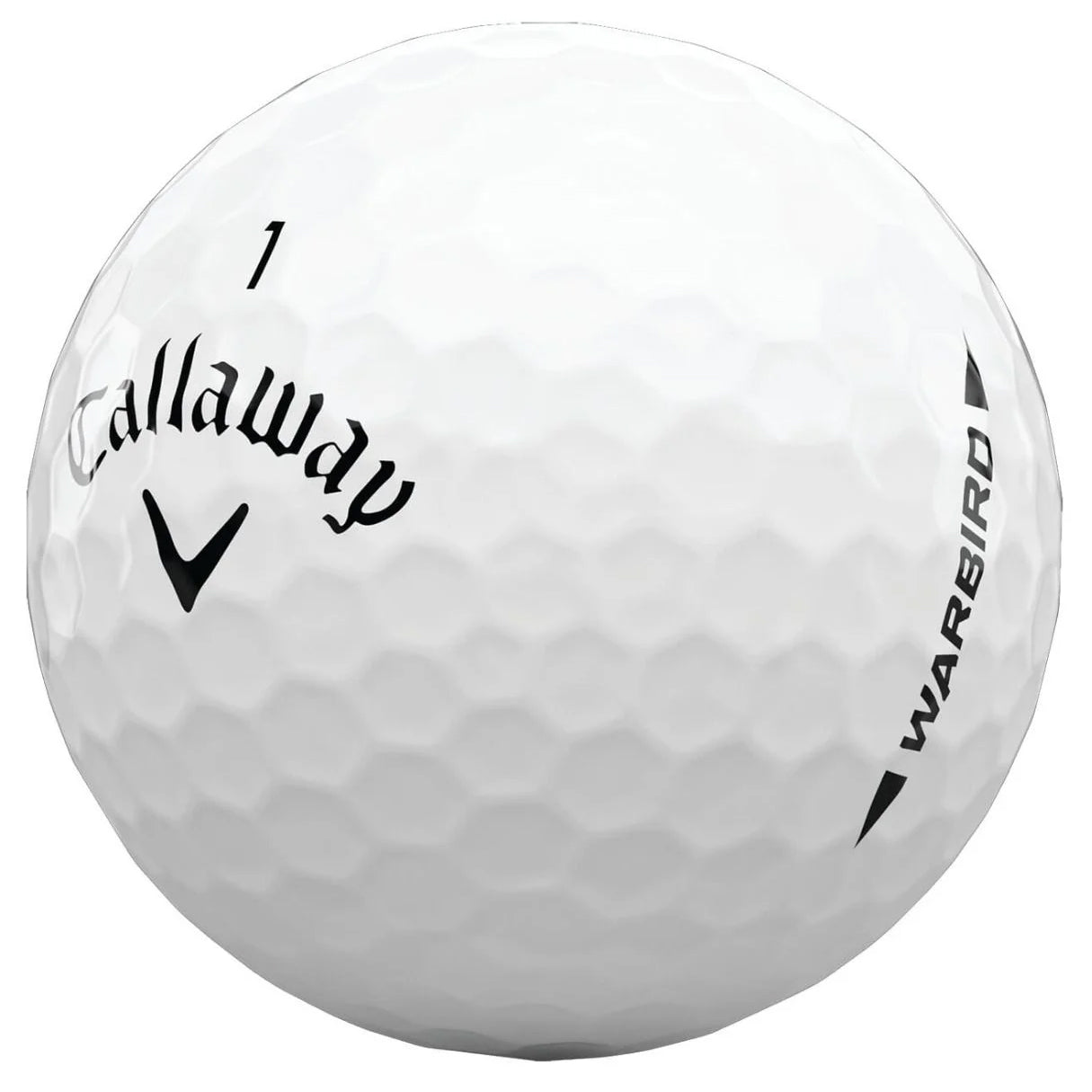 Callaway Warbird White Golf Balls - 12 Pack Premium Golf Balls for Distance & Control - Perfect for Golf Tournaments, Driving Range Practice & Casual Play