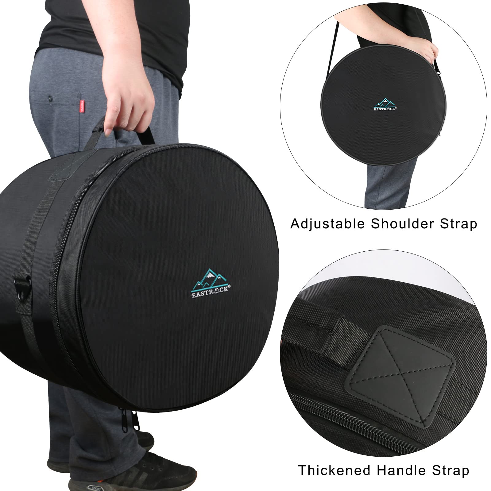 EASTROCK 5-Piece Drum Bag Set for 12