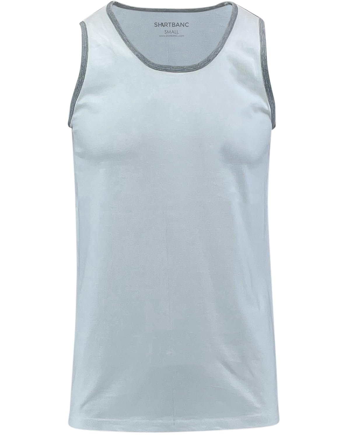 SHIRTBANC Men's Cotton Tank Top - Breathable Workout Shirt for Gym, Running & Beach - Sleeveless Muscle Tee for Summer Outdoor Activities