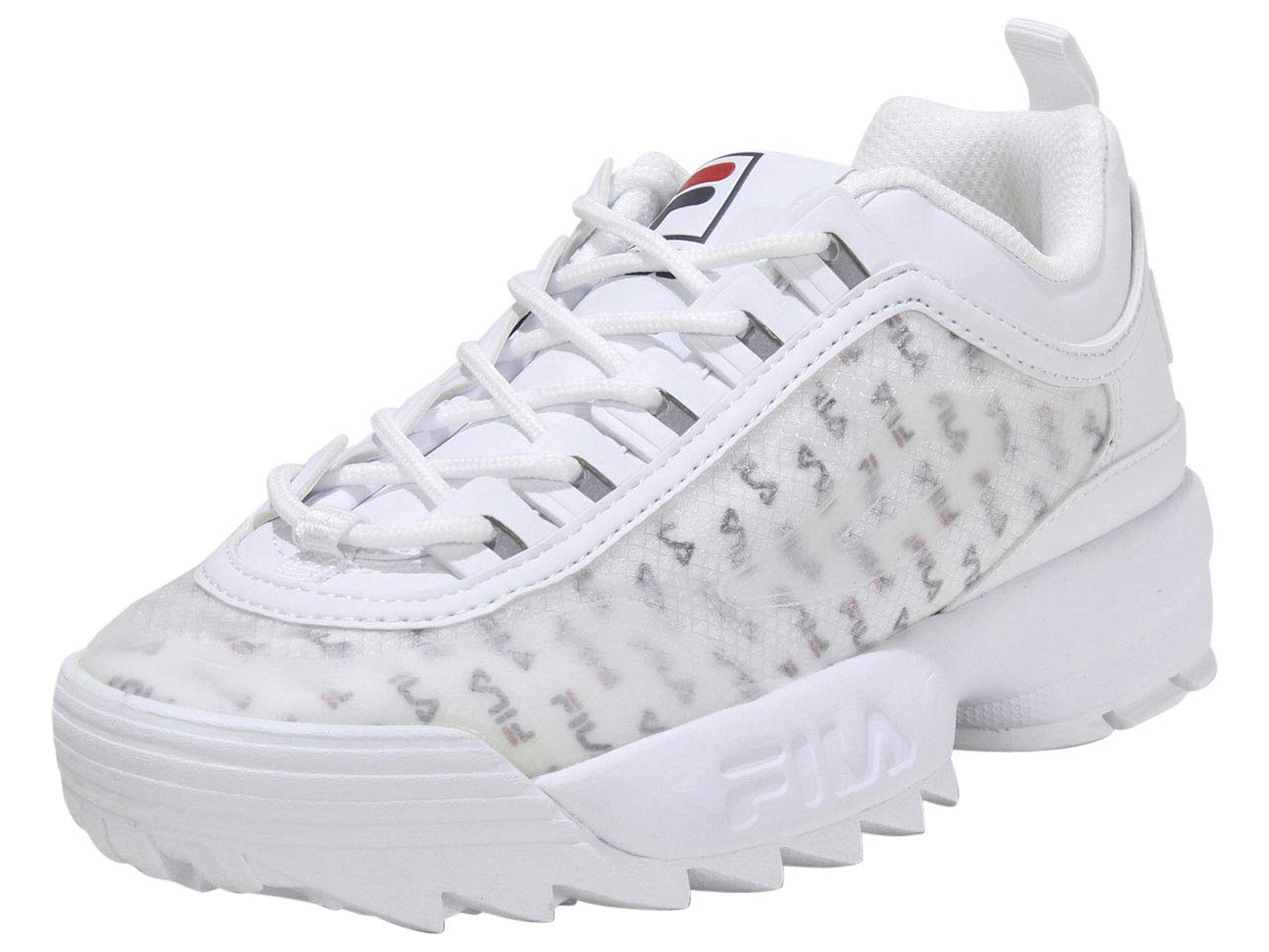 Fila Disruptor II Sneakers - Women's Chunky Platform Shoes with Clear Logos | Fashionable & Comfortable for Casual Wear, Running, and Gym Workouts