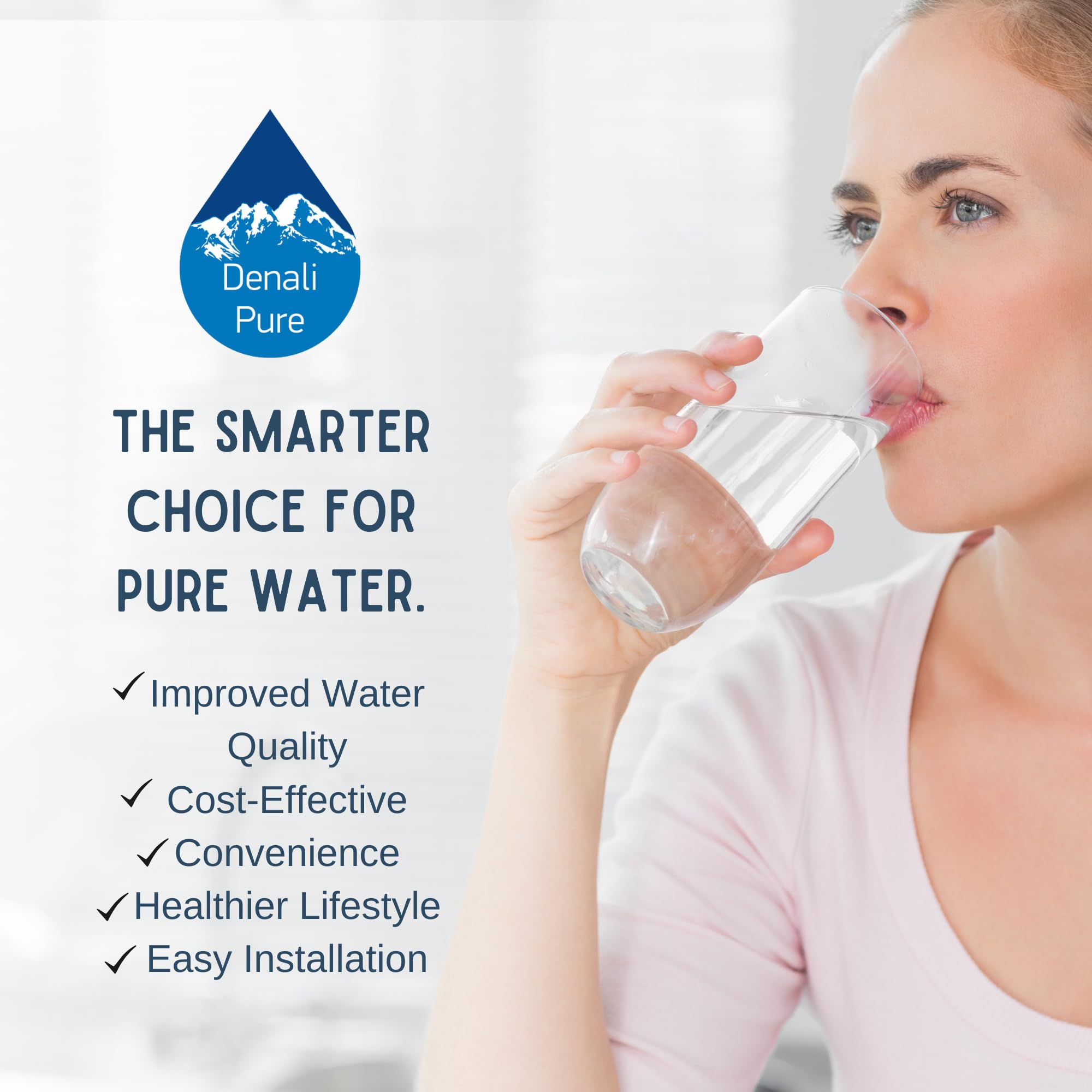5-Pack Replacement Refrigerator Water Filter for Sears/Kenmore 10651584200 - Compatible with 46-9010, 46-9902, 46-9908 Fridge Filters | Pure Drinking Water for Home & Office Use