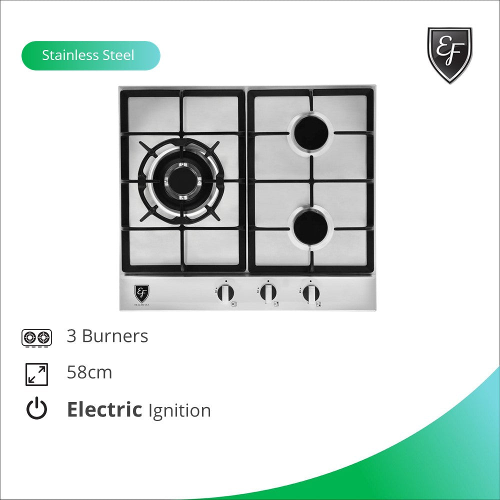 HB AG 360 VS Gas Hob - High Efficiency Induction Cooktop with Touch Control - Perfect for Home Kitchen, Restaurant & Outdoor Cooking