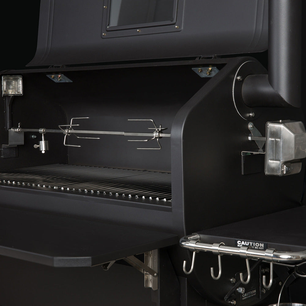 Green Mountain Grills Rotisserie Kit for Ledge & Peak Pellet Grills - Perfect for Rotisserie Chicken, Roasts & Kebabs - Outdoor BBQ Accessories for Backyard Grilling & Camping