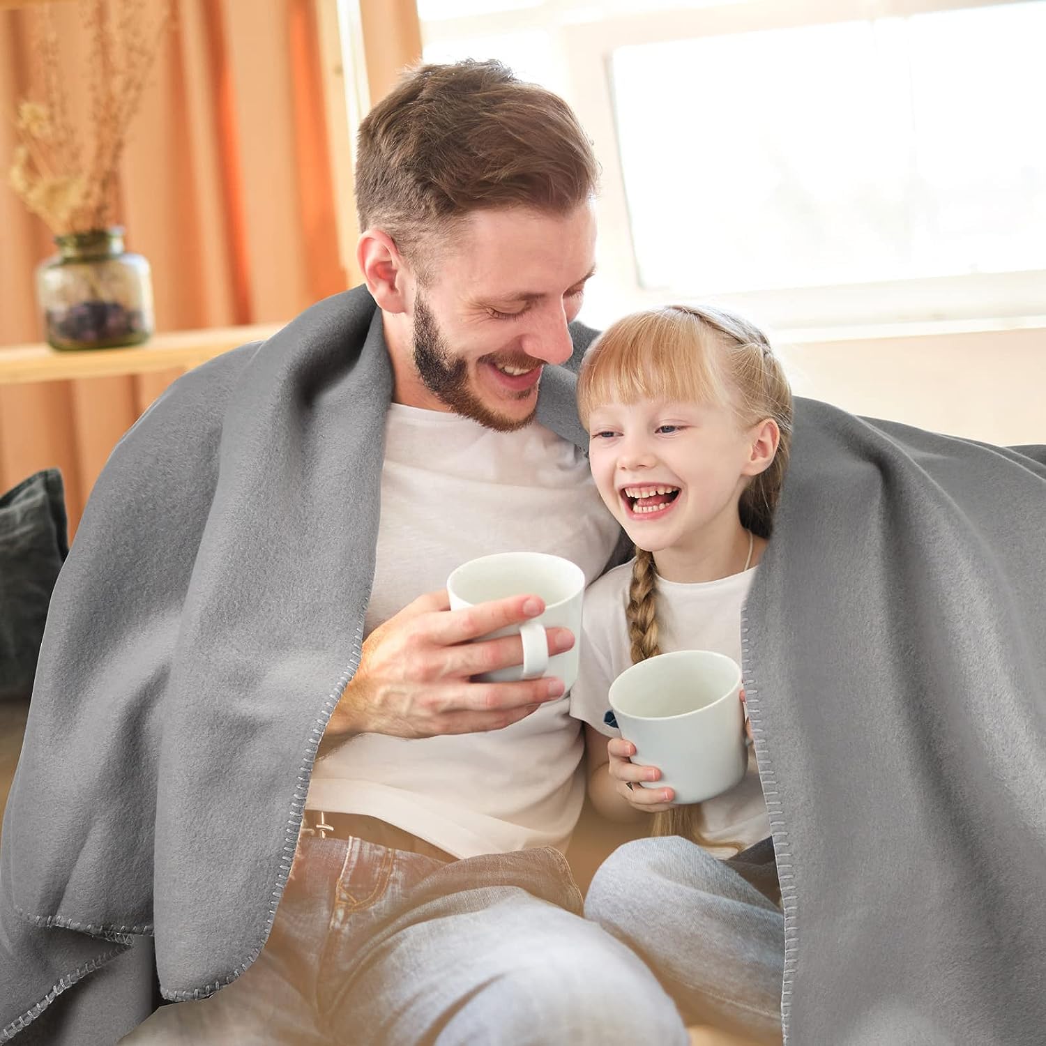 24 Pack Twin Size Fleece Blankets - Ultra Soft Microfiber Sherpa Blankets (60x80 Inches) Hypoallergenic & Cozy for Bed, Couch, and Travel - Bulk Pack for Home, Hotels, and Gifts