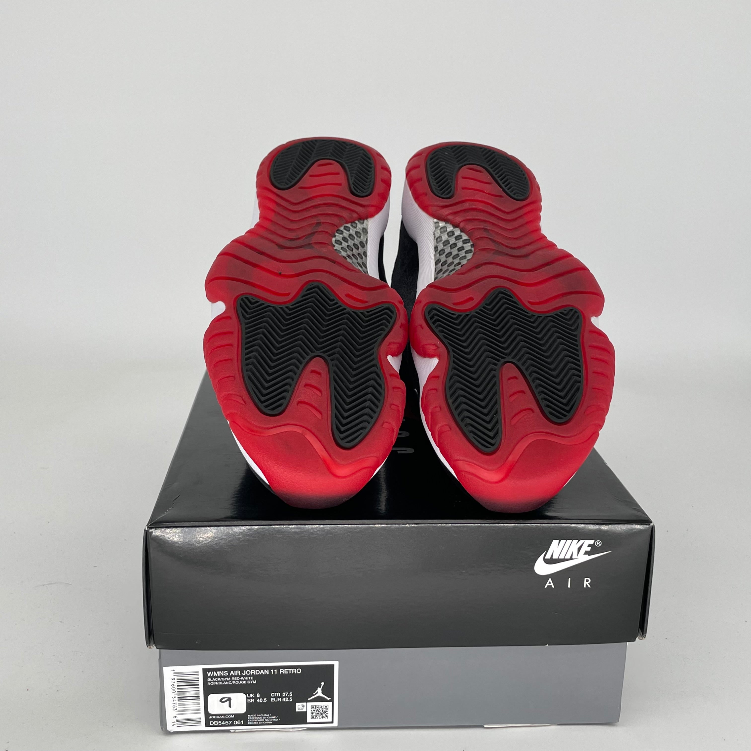 AIR JORDAN 11 Retro BRED Velvet Basketball Shoes - Women's Size 9/10.5W (DB5457-061) | Perfect for Streetwear, Sneaker Collection & Basketball Games
