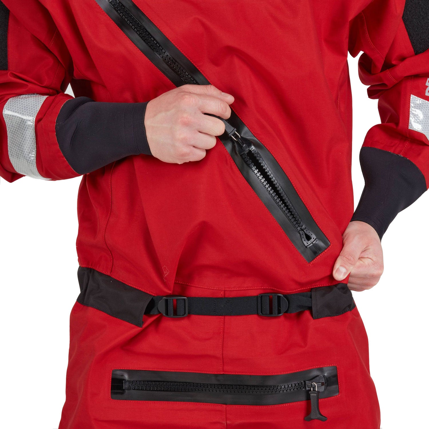 NRS Ascent SAR Dry Suit - Waterproof Survival Suit for Kayaking, Fishing & Cold Water Rescue - Men's & Women's Drysuits for Outdoor Adventures