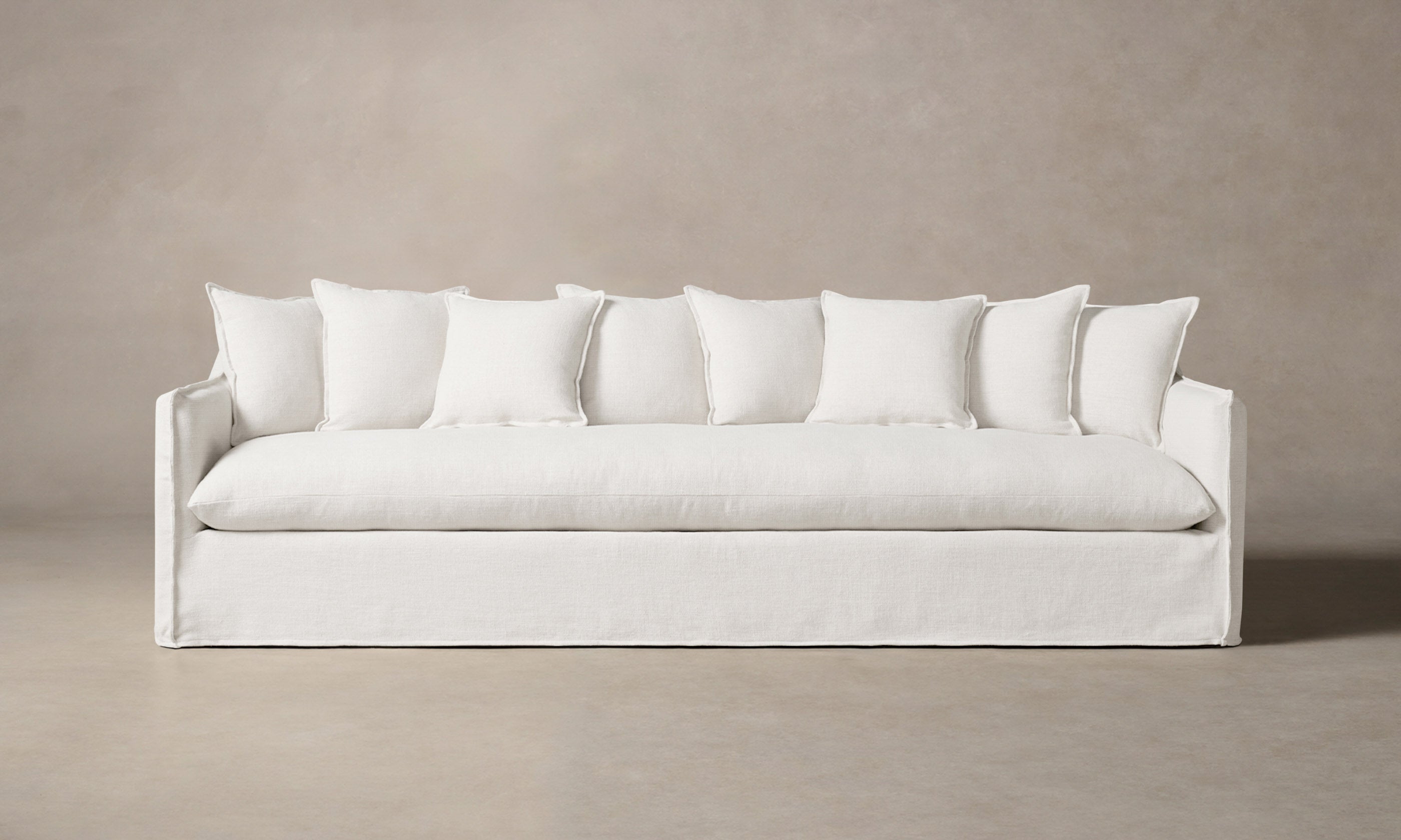 Premium Performance Woven Chenille Lace Dune Sofa - Modern Living Room Centerpiece for Cozy Home & Lounge Relaxation