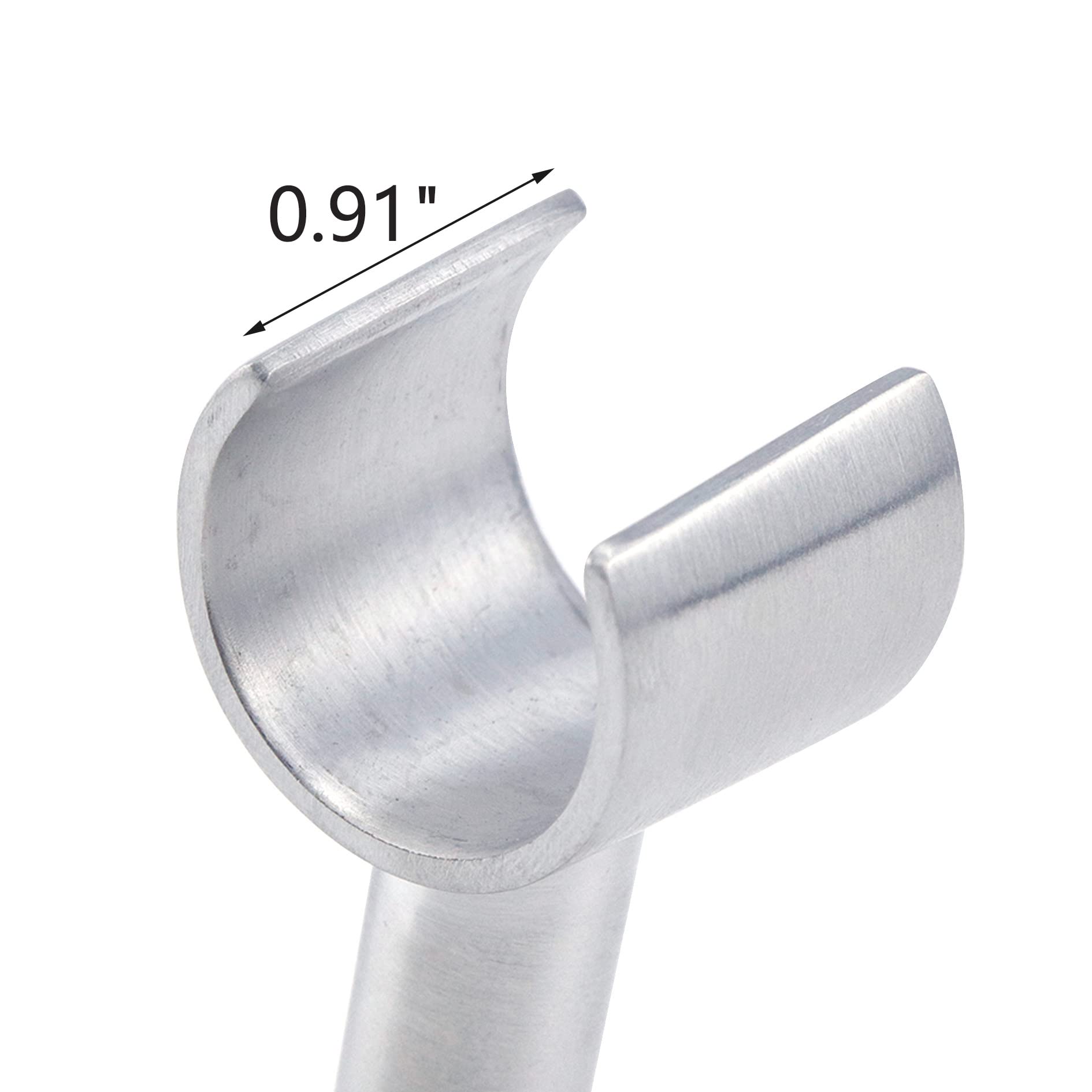 MY MIRONEY Adjustable 304 Stainless Steel Shower Head Holder - Brushed Nickel Wall Mount Bracket for Handheld Shower Spray - Perfect for Bathroom, Spa & Relaxing Shower Experience (Type A)