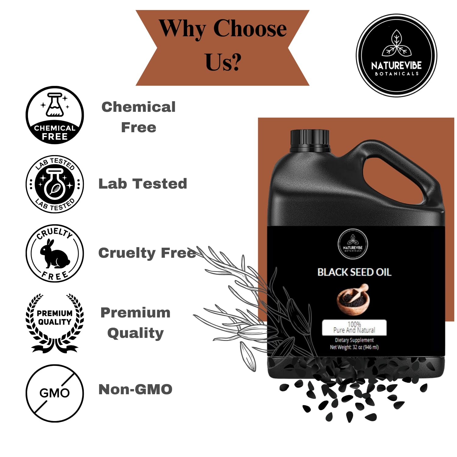 Organic Apricot Oil & Black Seed Oil Combo - 32oz Each | Cold-Pressed, Unrefined for Hair, Skin & Cooking | Natural Beauty & Wellness Boost