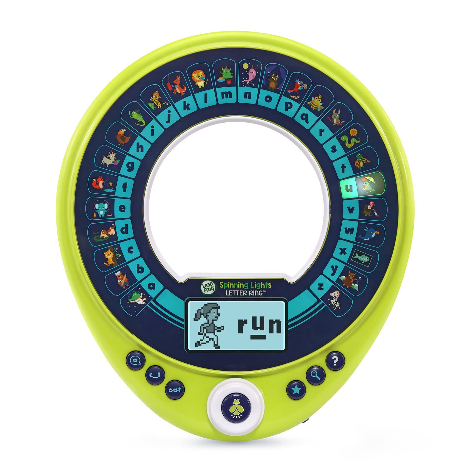 LeapFrog Spinning Lights Letter Ring - Interactive Alphabet Learning Toy for Toddlers | Educational ABC Game for Preschool Kids | Perfect for Home & Classroom Learning Activities