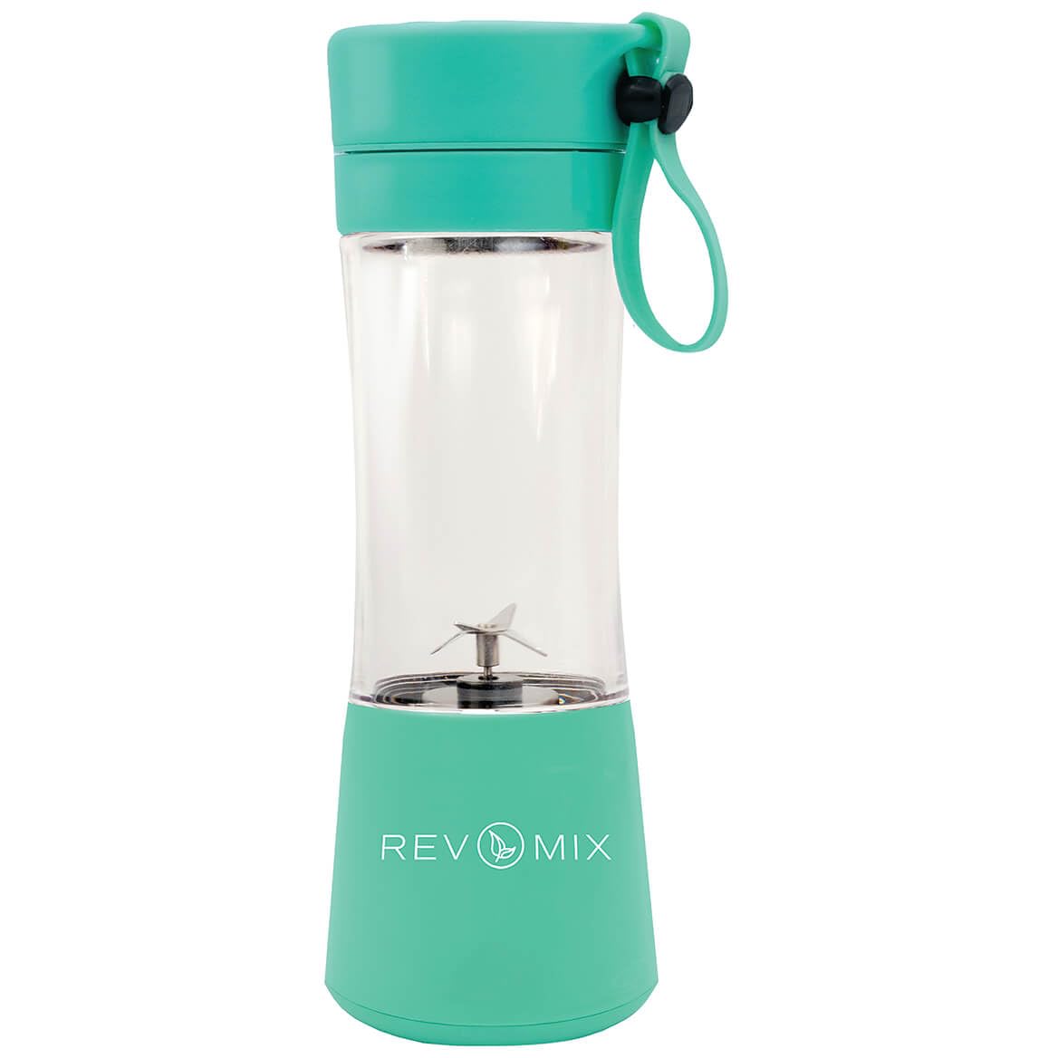 Rev Mix Teal Portable Blender - 350W Powerful USB Rechargeable Smoothie Maker for Juices, Shakes & Protein Drinks - Perfect for Gym, Travel, Office & Home Use