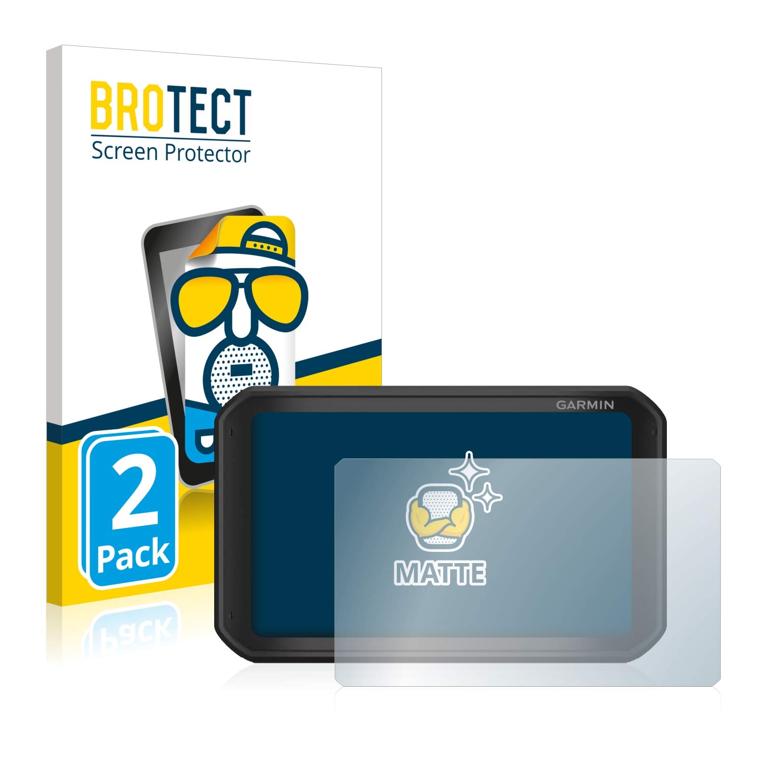 Brotect Anti-Glare Matte Screen Protector for Garmin Catalyst (2 Pack) - Anti-Fingerprint, Scratch Resistant - Perfect for Outdoor Running, Cycling & Sports Activities