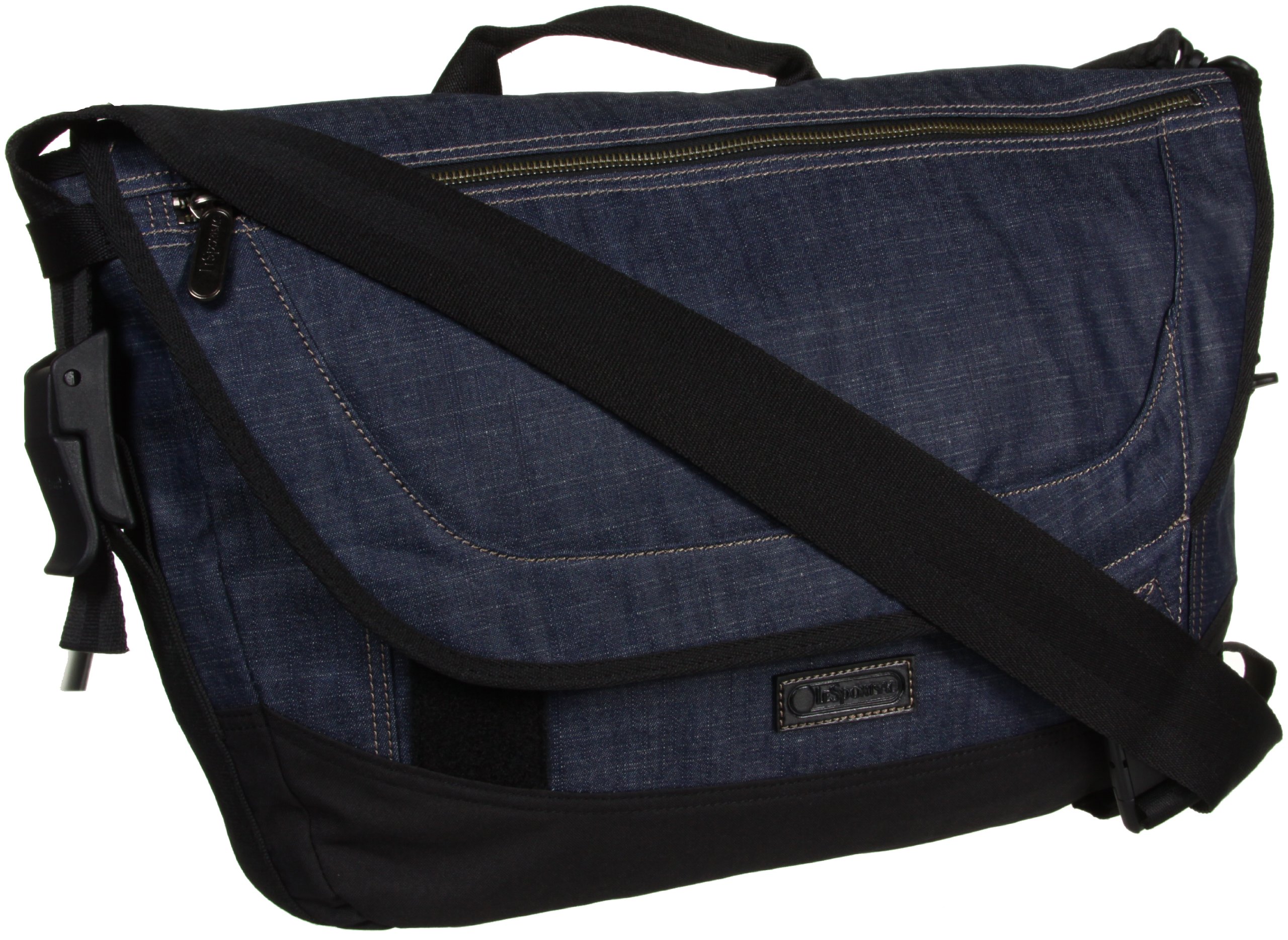 LeSportsac Men's Tucson Messenger Bag - Durable Crossbody Laptop Bag for Work, Travel & Everyday Use