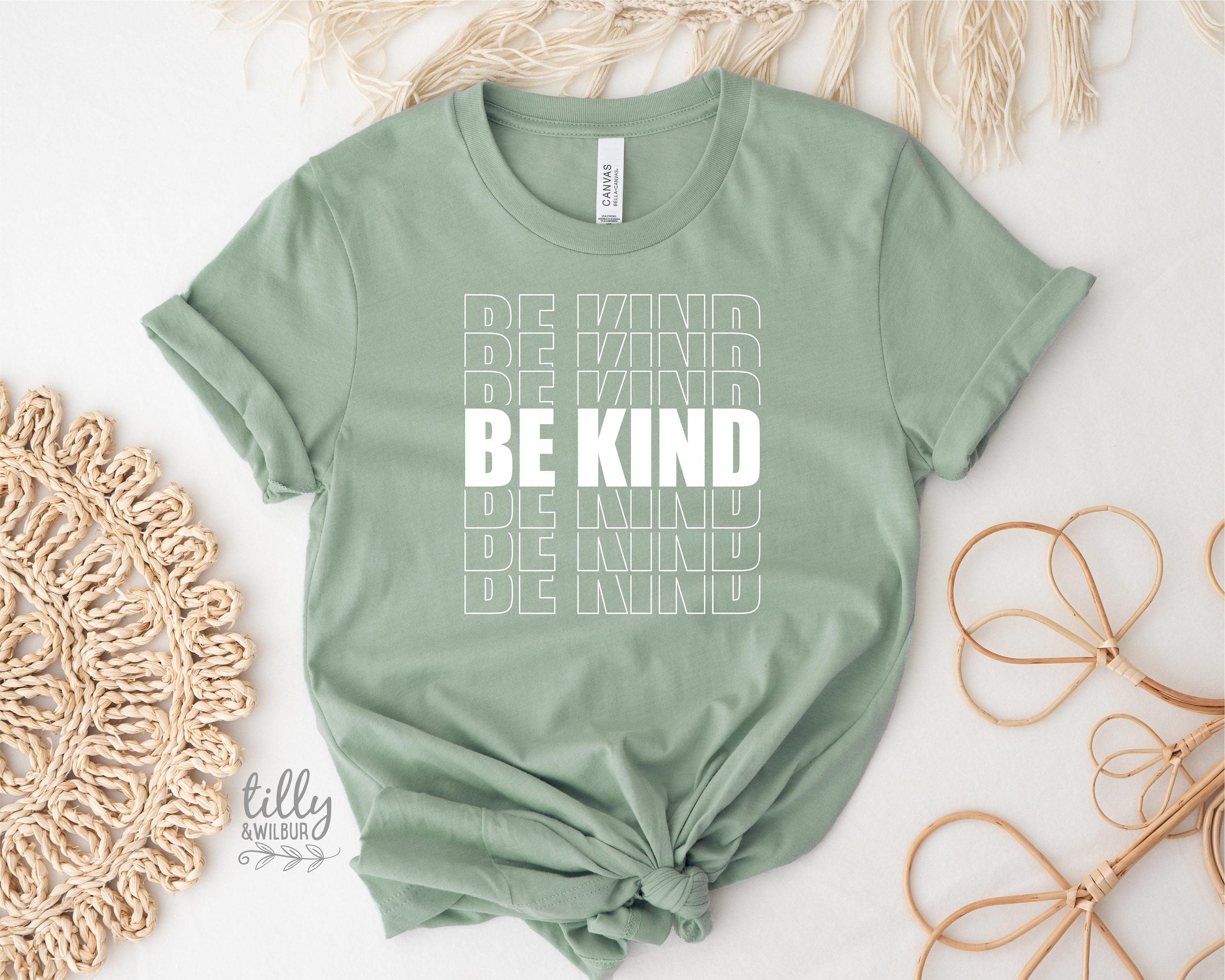 Be Kind Women's T-Shirt - Soft Cotton Comfort Tee for Everyday Wear | Casual Outfit & Positive Message Apparel
