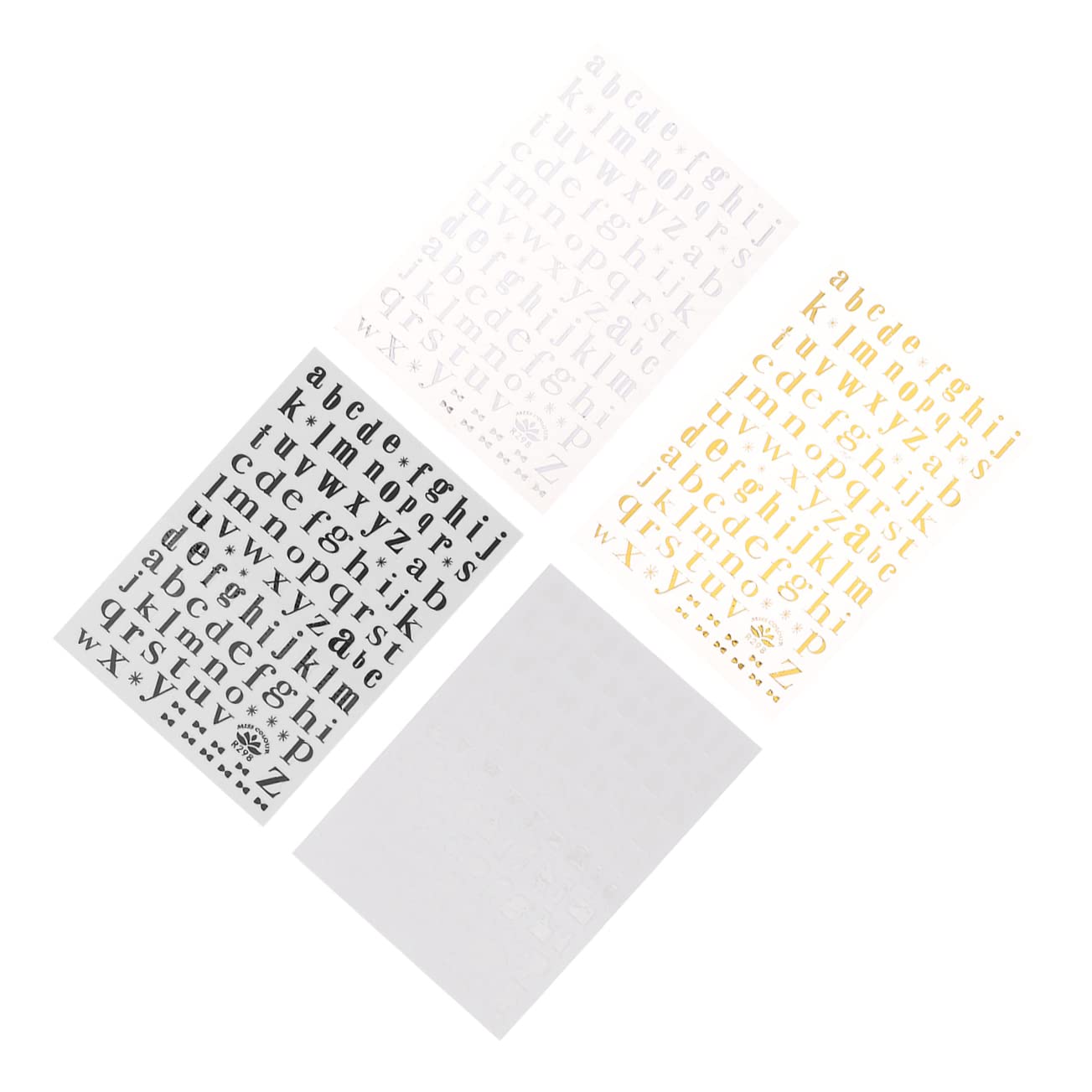Minkissy 8pcs Alphabet Nail Foil Stickers - 3D Nail Art Decals, Adhesive Manicure Letter Stickers for DIY Nail Design - Perfect for Parties, Weddings, and Salon Nail Art