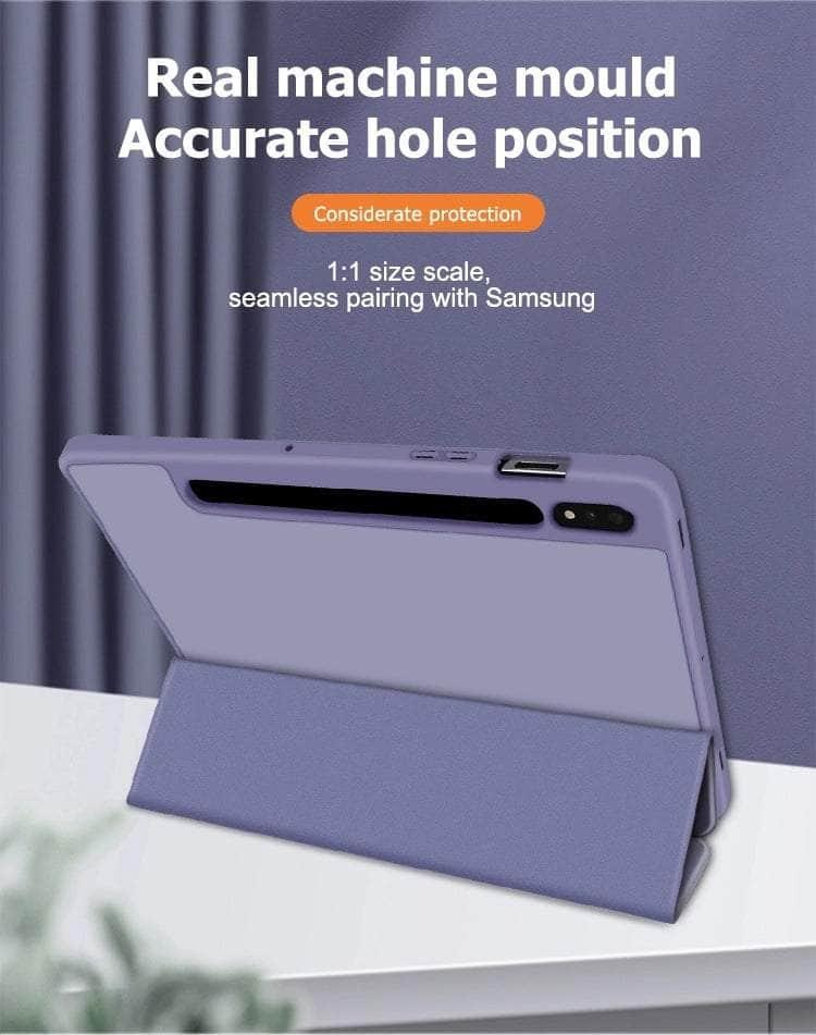 Premium Pencil Holder Case for Samsung Galaxy Tab S8 Plus 12.4
