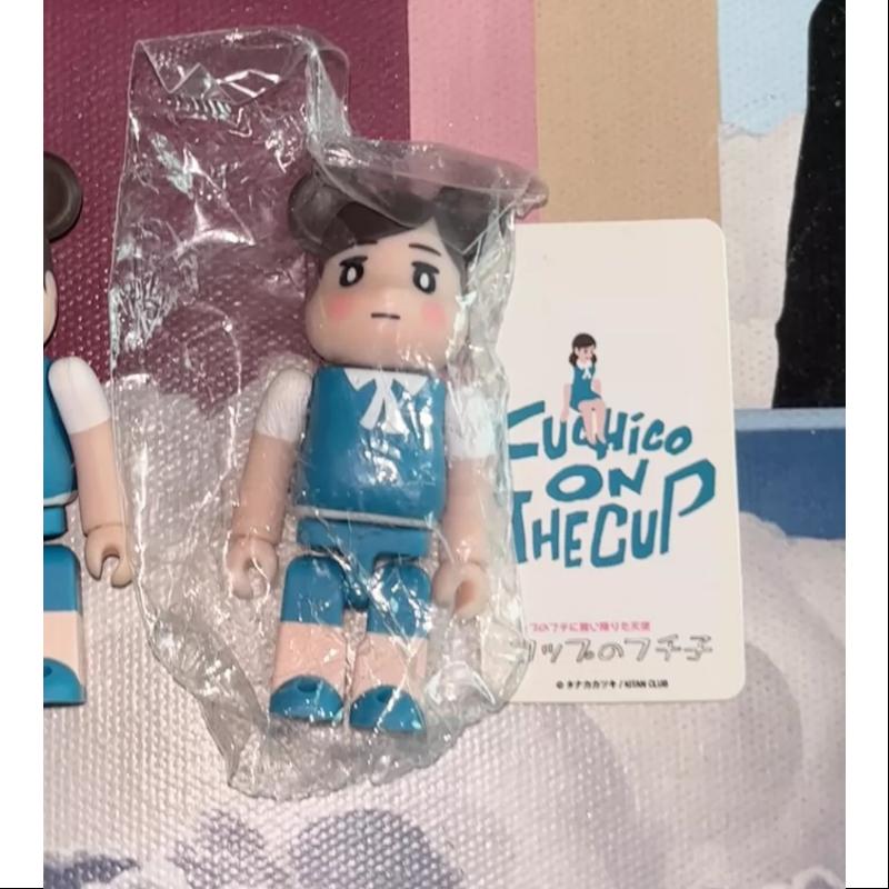 Bearbrick Series 34 CUTE Fuchico on the Cup 100% Collectible Figure - Perfect for Anime Fans, Home Decor & Gift Giving