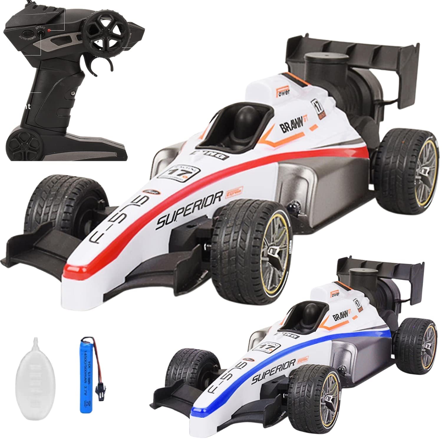 DROPANY High-Speed Remote Control Stunt Car - 4WD Off-Road RC Race Car with LED Lights for Kids | Indoor & Outdoor Play, Birthday Gifts, Racing Competitions