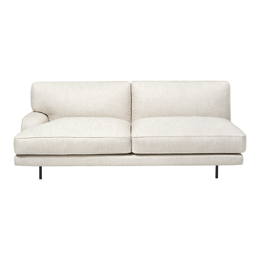 Flaneur 2-Seater Sofa with Armrests - Modern Loveseat for Small Spaces, Living Room, Apartment & Office - Comfortable Fabric Couch with Sturdy Frame