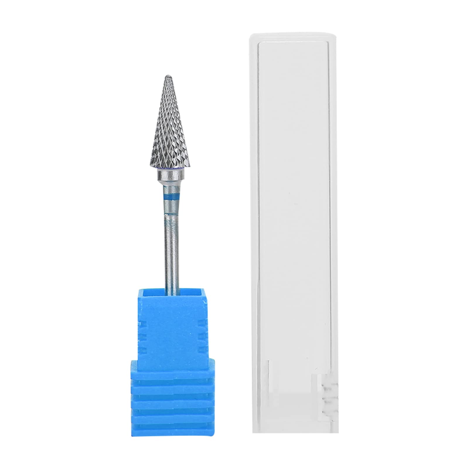 Carbide Nail Drill Bits Set - Tungsten Steel Electric Nail File for Manicure & Pedicure - Professional Nail Art Grinding Heads (Blue) - Perfect for Salon, Home Use & DIY Nail Care