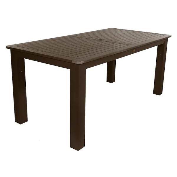 Outdoor Rectangular Counter Height Dining Table - Weather-Resistant Patio Furniture for Backyard, Deck, and Garden Dining - Perfect for Entertaining Guests