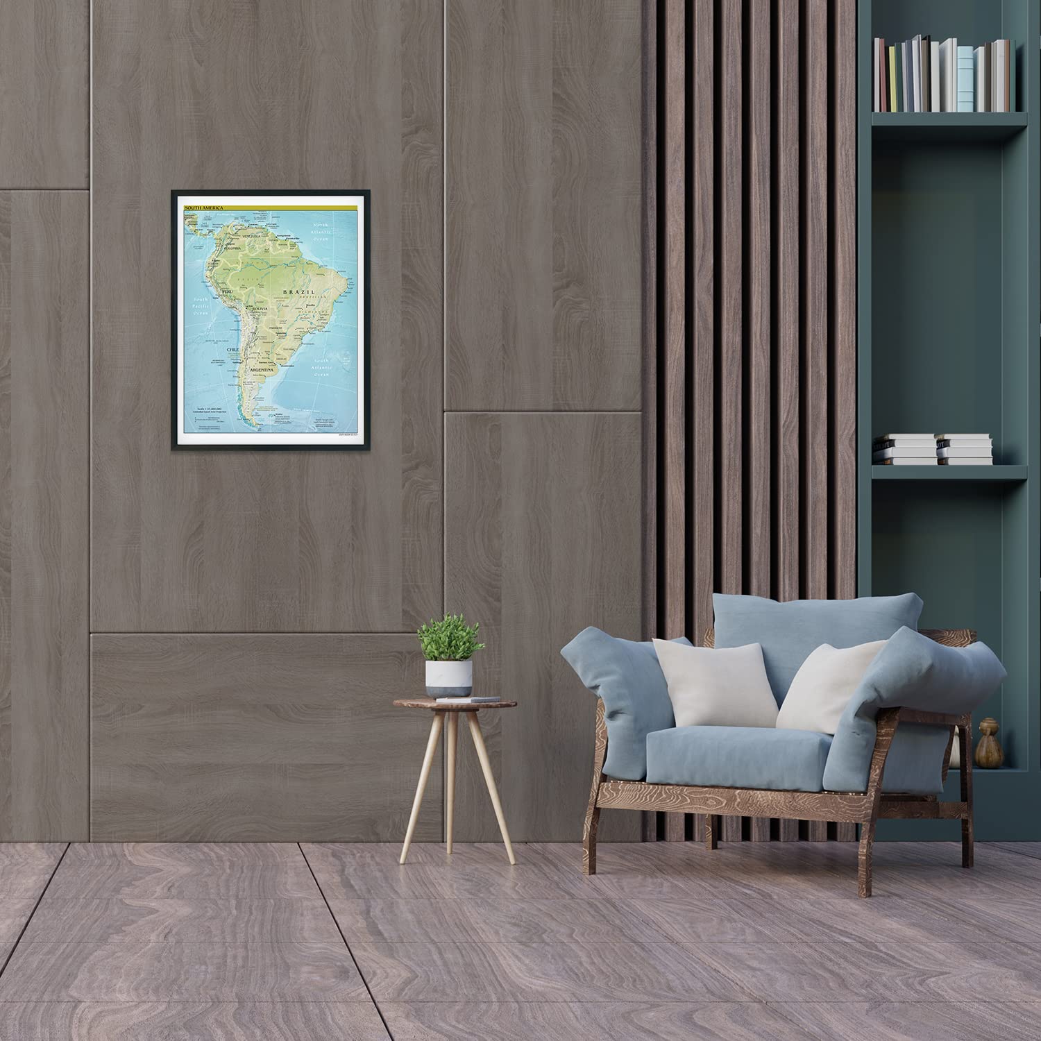 2021 South America Map Poster - 18x24 Inch Wall Art - Detailed Latin America Map for Home, Office & Classroom Decor - Perfect for Geography Teachers & Travel Enthusiasts
