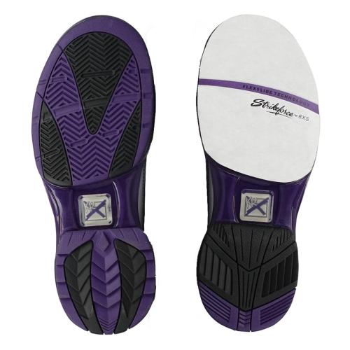 KR Strikeforce Dream White/Purple Women's Bowling Shoes - Lightweight & Comfortable for League Play & Tournament Bowling