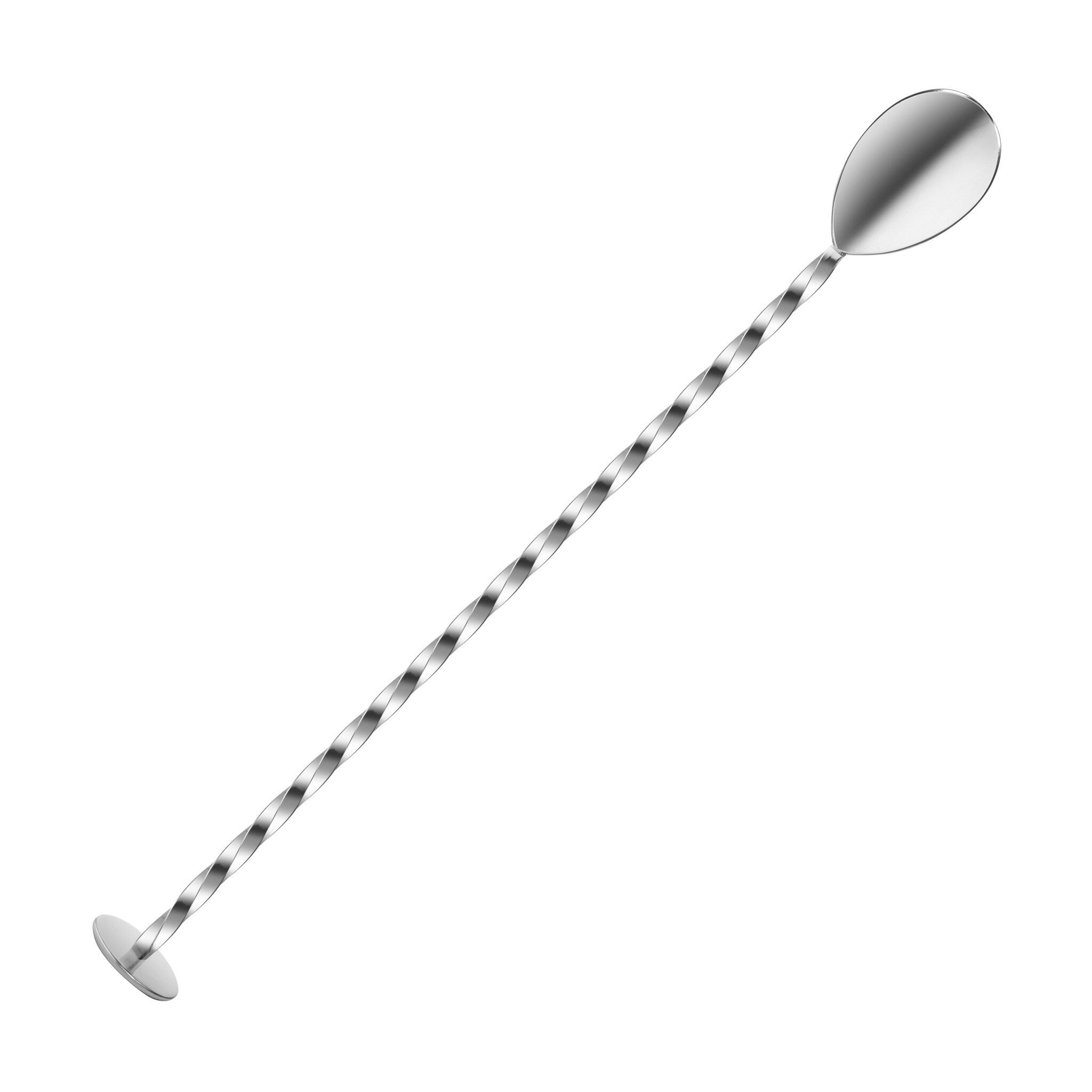 Premium Stainless Steel Cocktail Mixing Spoon - Bar Stirring Spoon for Mixing Drinks, Cocktails & Coffee - Perfect for Home Bars, Bartending & Entertaining