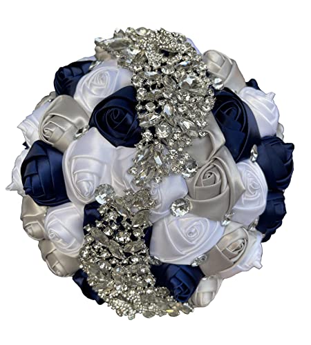 Navy+white+silver