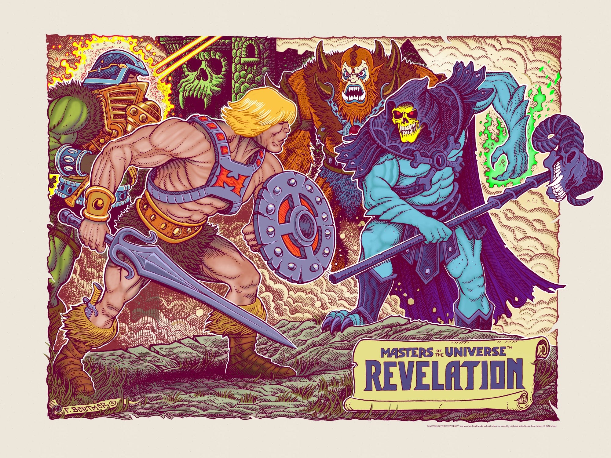 Masters of the Universe: Revelation Poster - Official He-Man and She-Ra Wall Art for Home & Office Decor | Perfect for Fans, Collectors, and Gift Giving