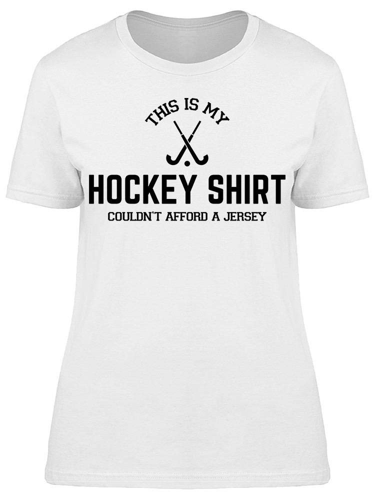 Women's Hockey T-Shirt - Breathable & Comfortable White Hockey Jersey for Female Players - Perfect for Ice Hockey, Street Hockey & Fan Wear