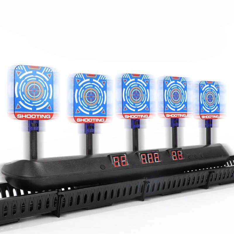 Electronic Scoring Auto Reset Running Shooting 5 Targets - Perfect for Outdoor Shooting Practice, Training & Competition