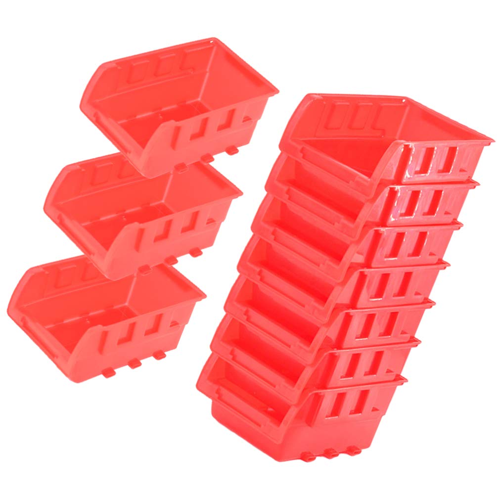 Plastic Storage Box with Oblique Design - Organizer Container for Home, Office & Craft Supplies | Durable & Stackable Storage Solution