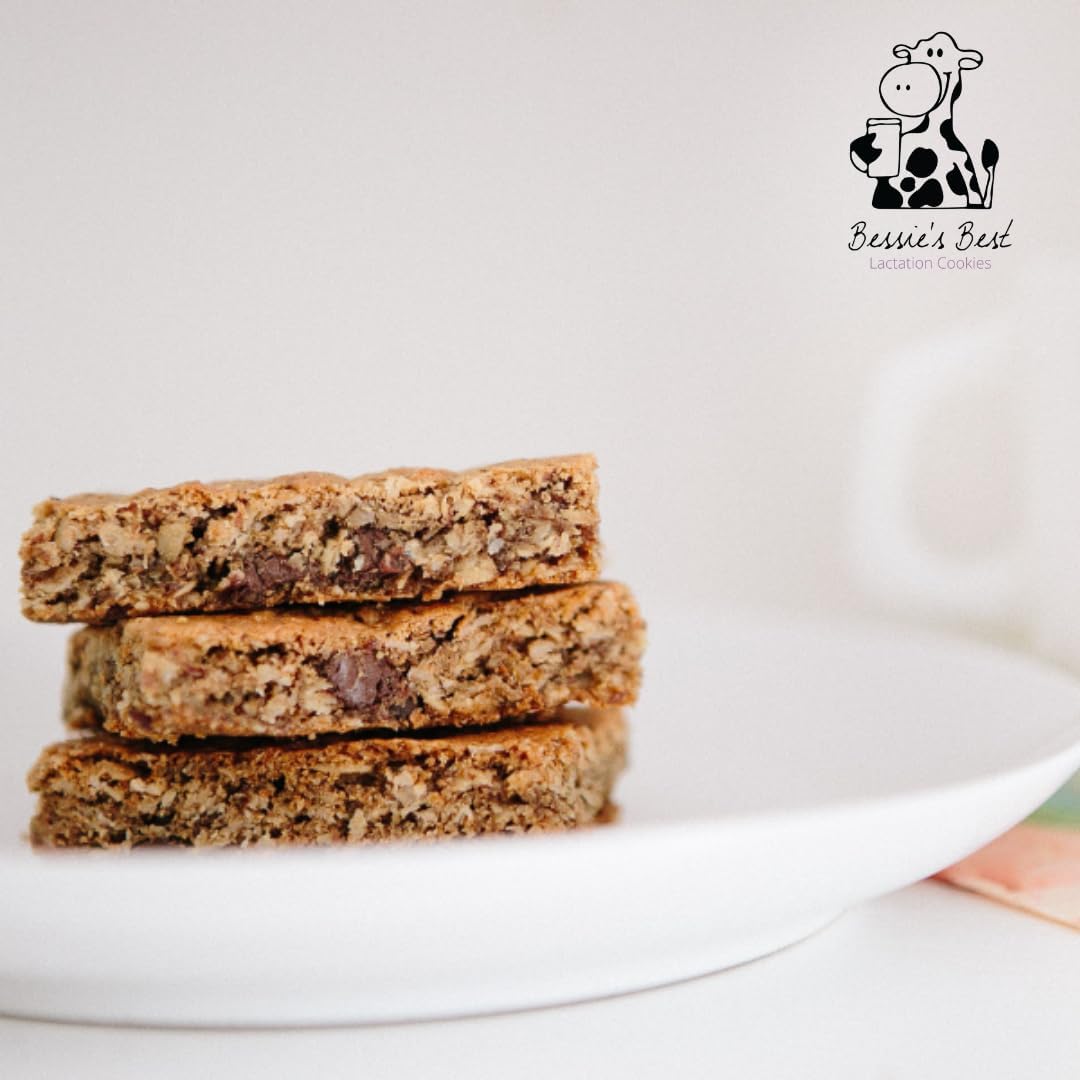 Bessie’s Lactation Cookies - Oatmeal Peanut Butter Chocolate Chip for Breastfeeding Moms | Milk Supply Boost Snacks