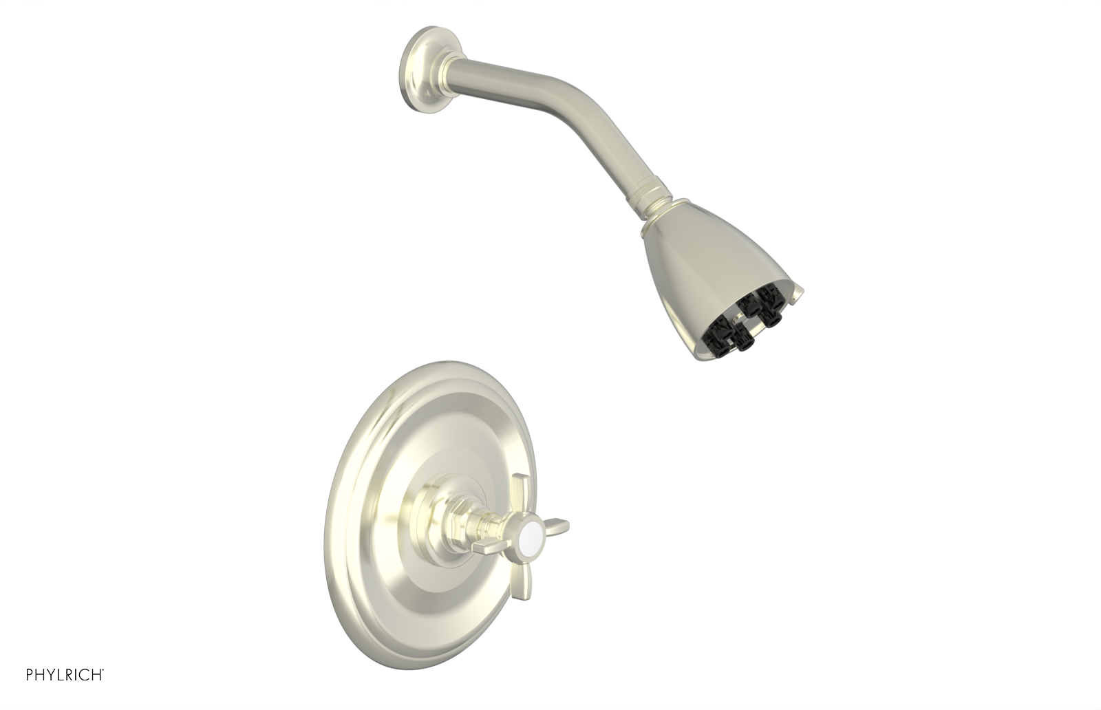 Jamestown Pressure Balance Shower Set with Cross Handle - 165 Series 21 - Perfect for Modern Bathrooms & Spa-Like Shower Experience