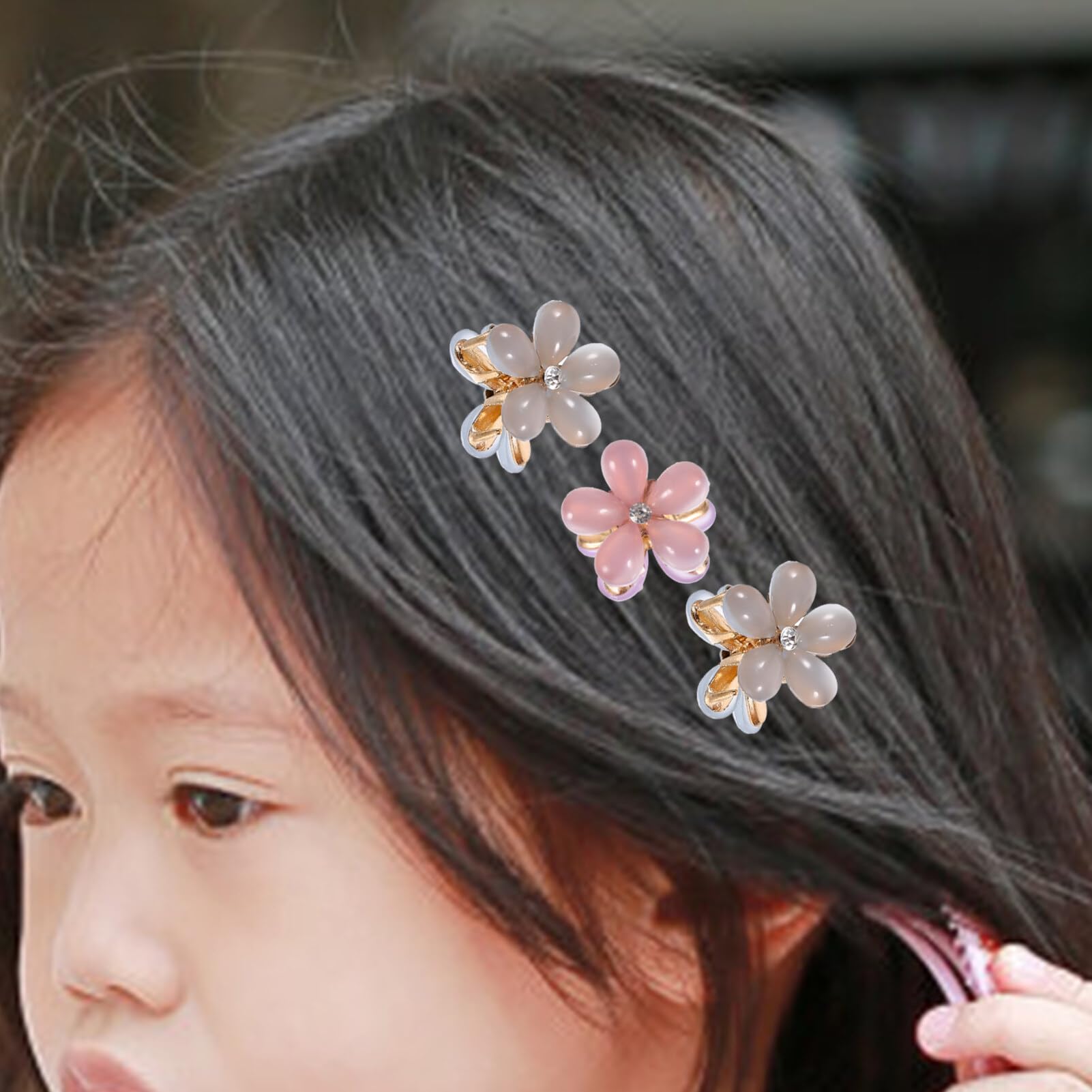 20pcs Flower Hair Clips for Little Girls - Small Hairpins & Mini Hair Accessories for Kids - Perfect for School, Parties & Daily Styling