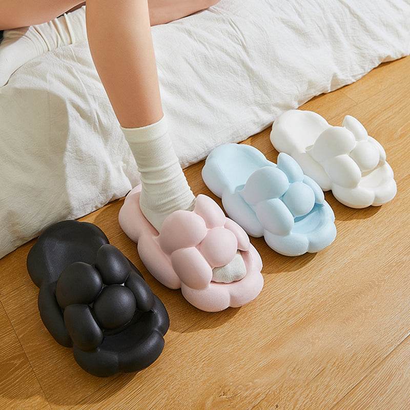 Puffy Comfy Cloud Slippers - Ultra Soft & Cozy House Shoes for Women & Men - Perfect for Indoor Relaxation, Lounging & Spa Days