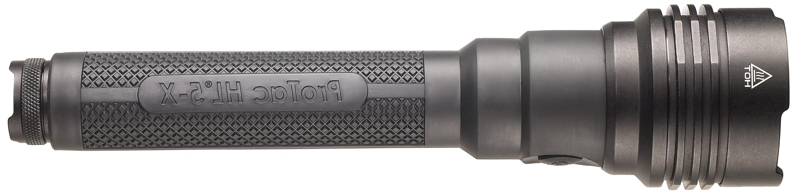 Streamlight 88075 ProTac HL 5-X 3500-Lumen Tactical Flashlight - Rechargeable Multi-Fuel Professional LED Light with 4 CR123A Batteries & Wrist Lanyard - Ideal for Law Enforcement, Military, Camping & Emergency Use
