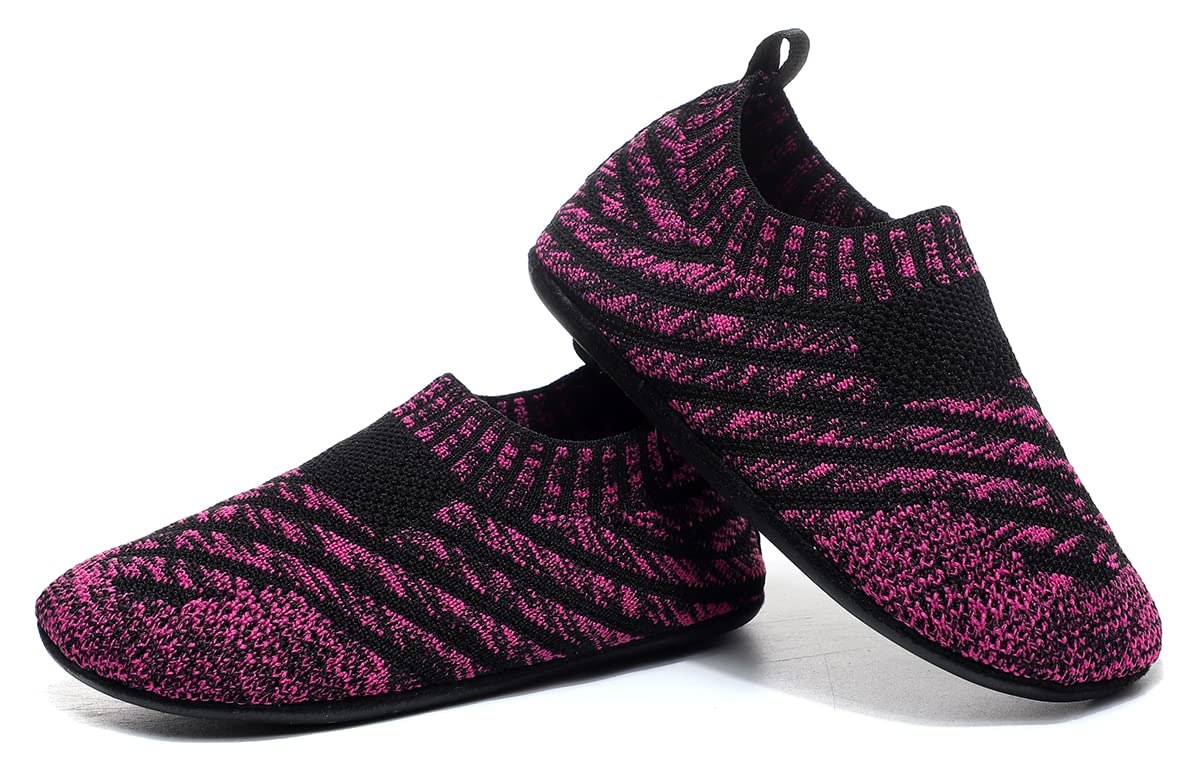 SLEVEL Toddler Boys Girls Non-Slip House Socks - Soft Indoor Slippers for Little Kids - Lightweight Home Shoes for Playtime & Cozy Comfort
