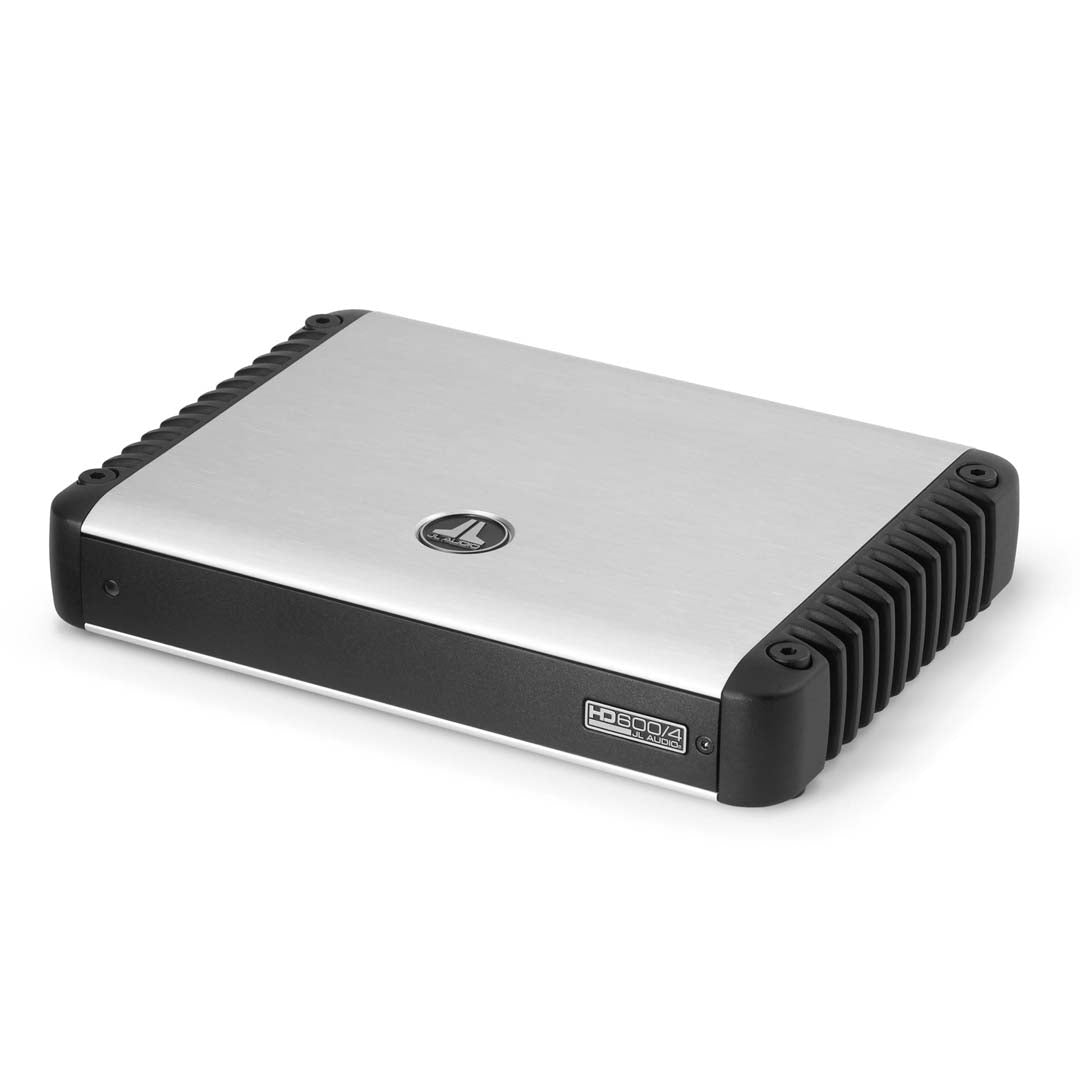 JL Audio HD600/4 HD Series Class D 4 Channel Car Amplifier - 600W RMS Power for Premium Car Audio Systems - Perfect for Upgrading Your Vehicle's Sound System