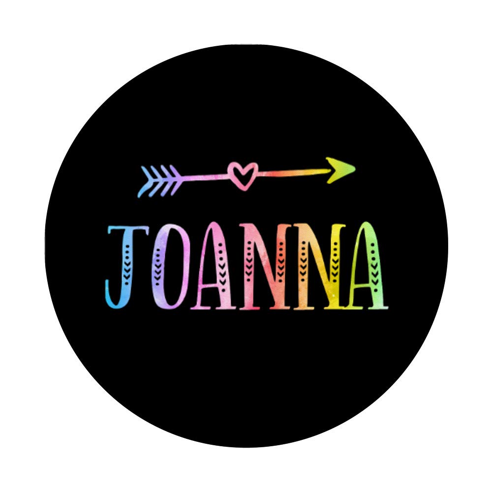 Joanna Gift Black Pastel Watercolor Heart Arrow PopSockets PopGrip - Swappable Phone Grip for iPhone, Samsung & Tablets - Perfect for Daily Use, Travel & Selfies