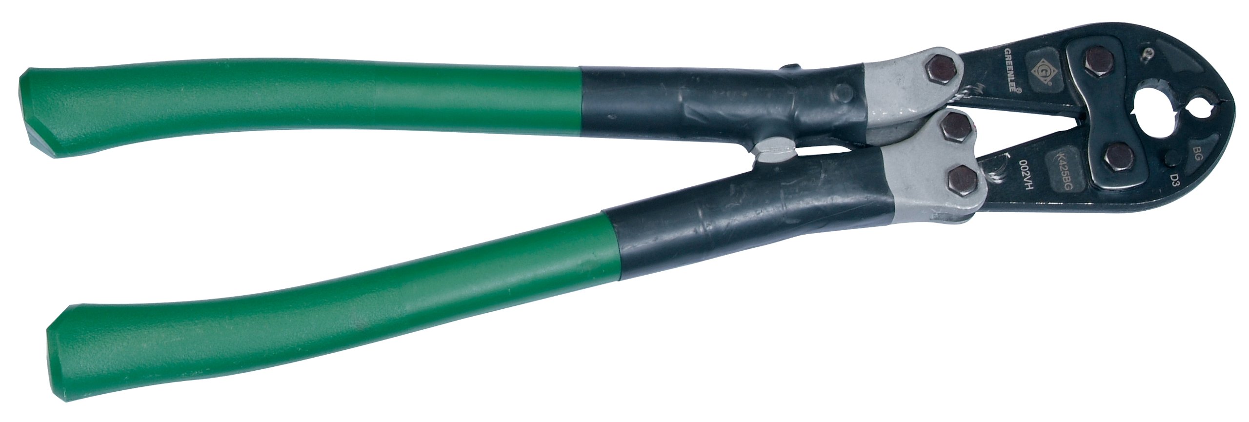 Greenlee K425BG Crimping Tool with D3 & BG Die Grooves - Professional Wire Terminal Crimper for Electrical Work, DIY Projects, and Industrial Applications